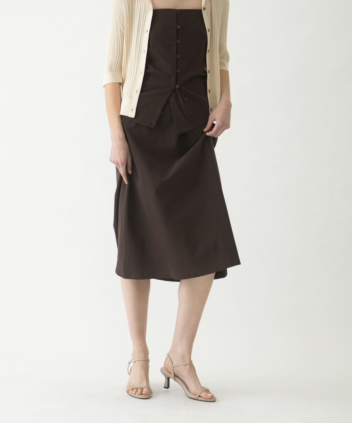 LAATO「flare long  skirt  set」|スカート|