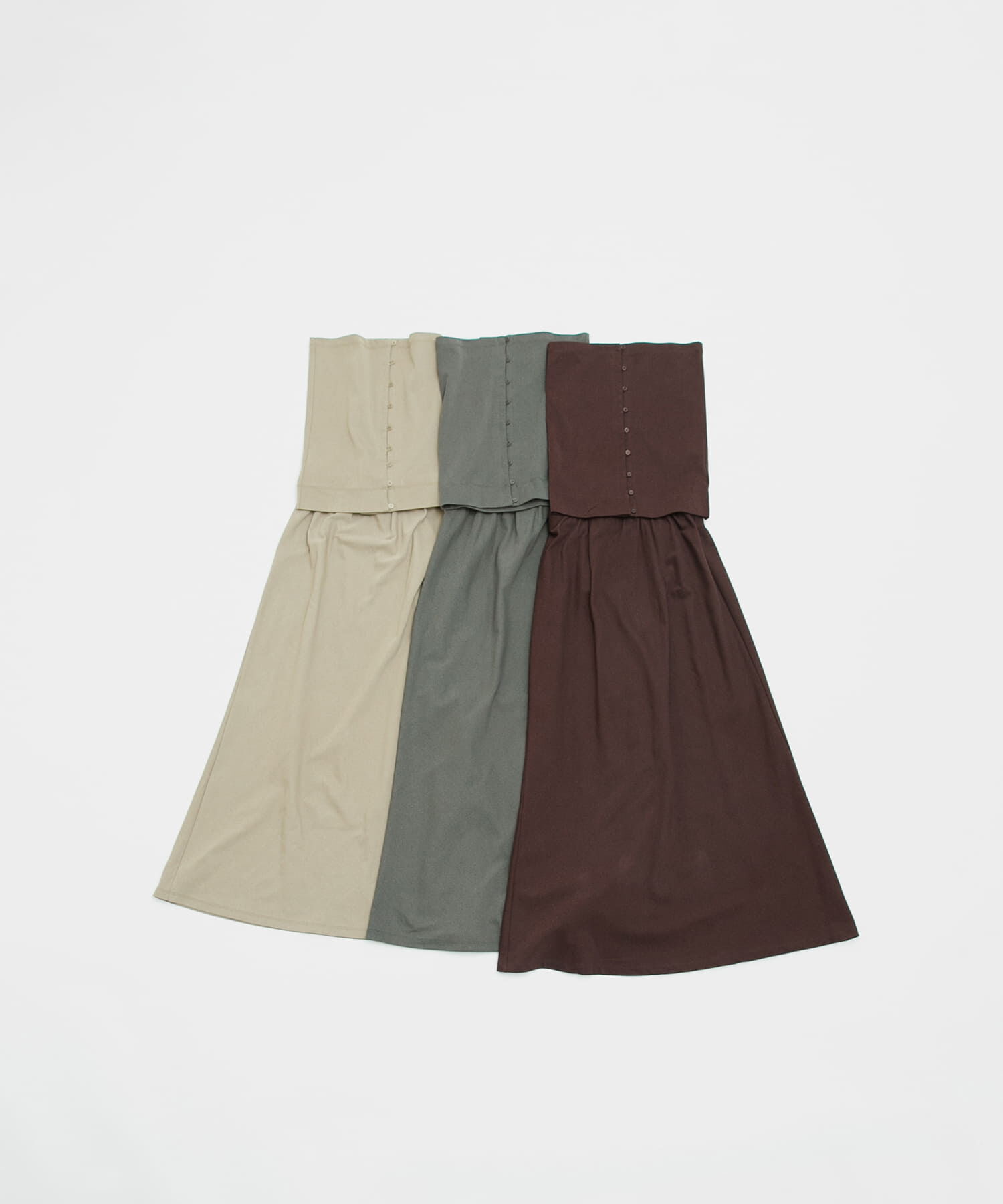 LAATO「flare long  skirt  set」|スカート|