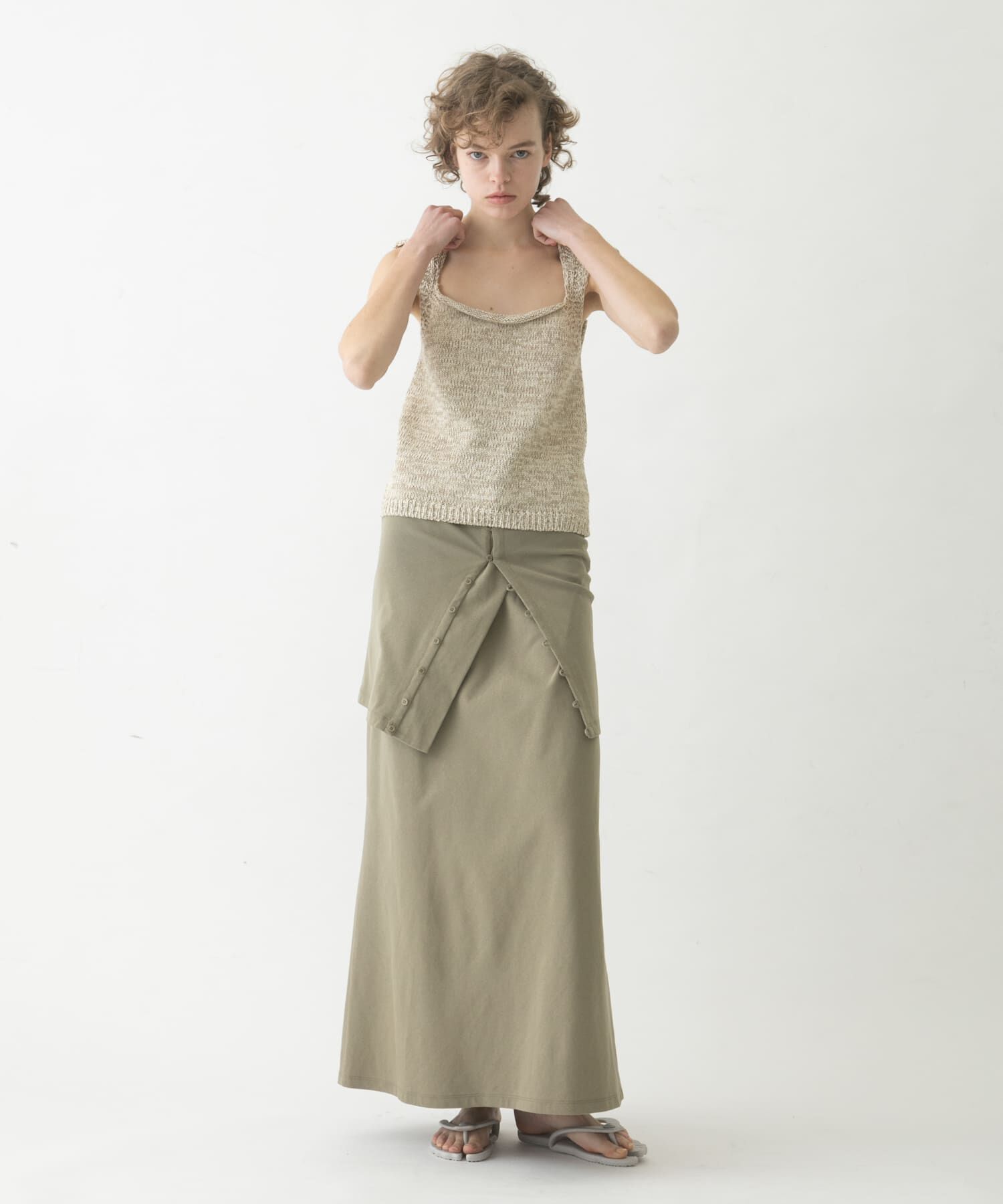 LAATO「flare long  skirt  set」|スカート|