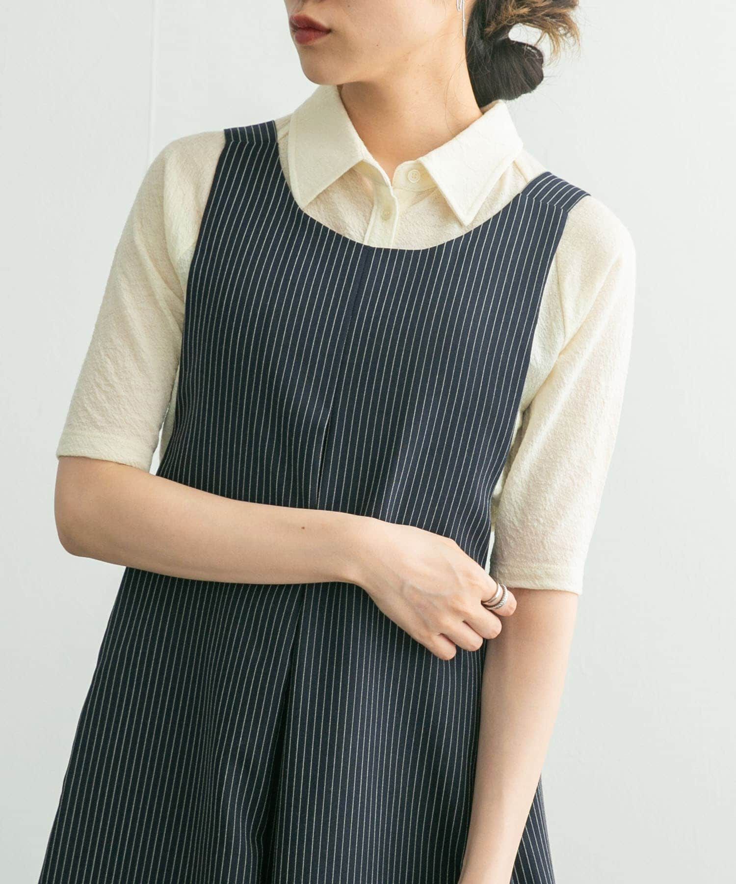  「ジャガードポロカーディガン」|カーディガン|