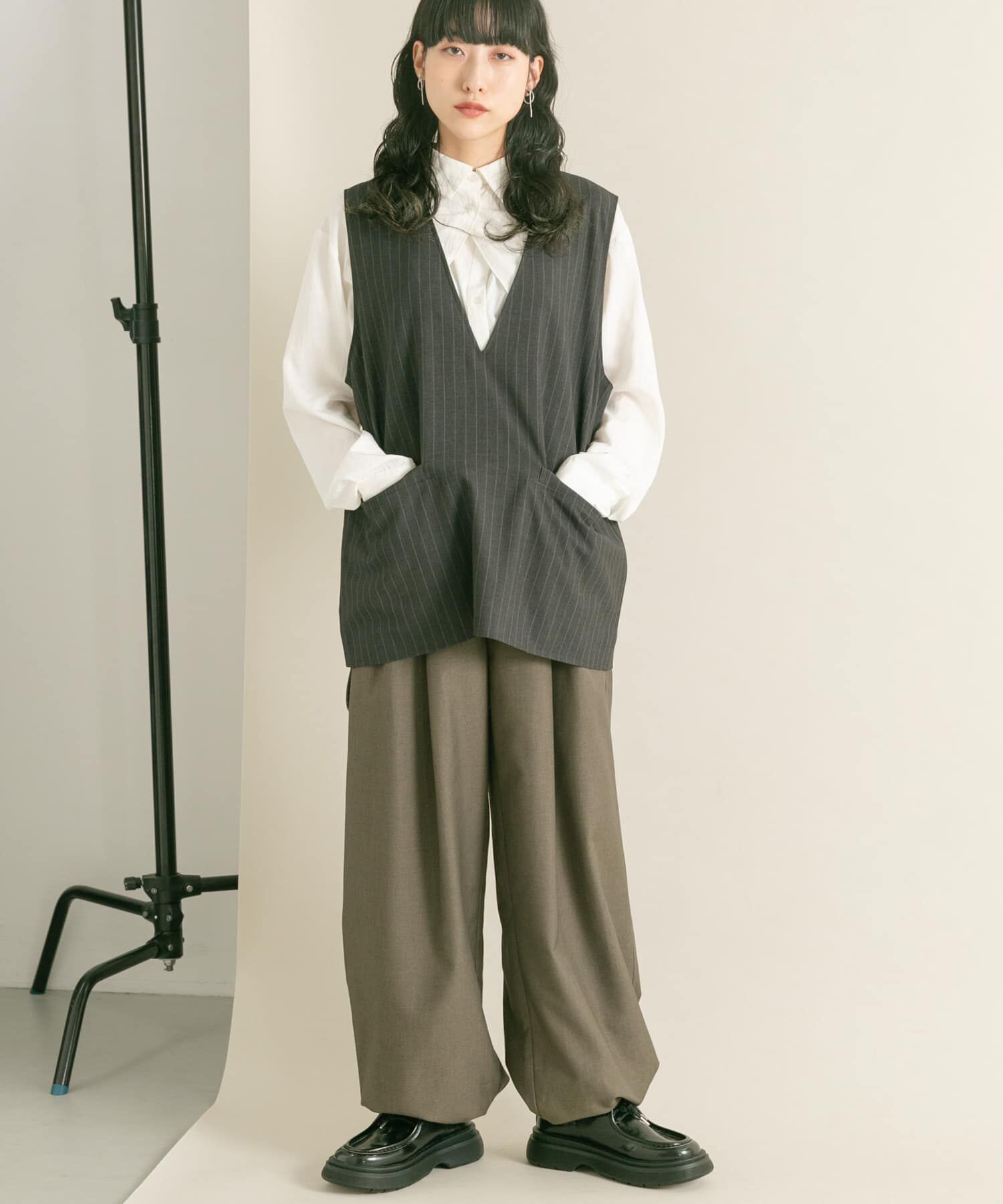  「2WAYレイヤードシャツ」|シャツ・ブラウス|