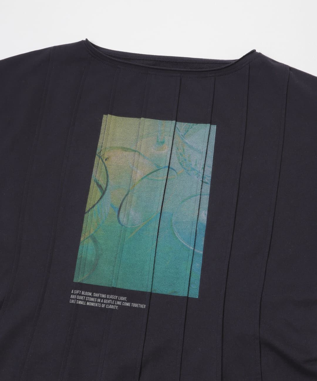  「ピンタックフォトプリントTEE」|Tシャツ・カットソー|