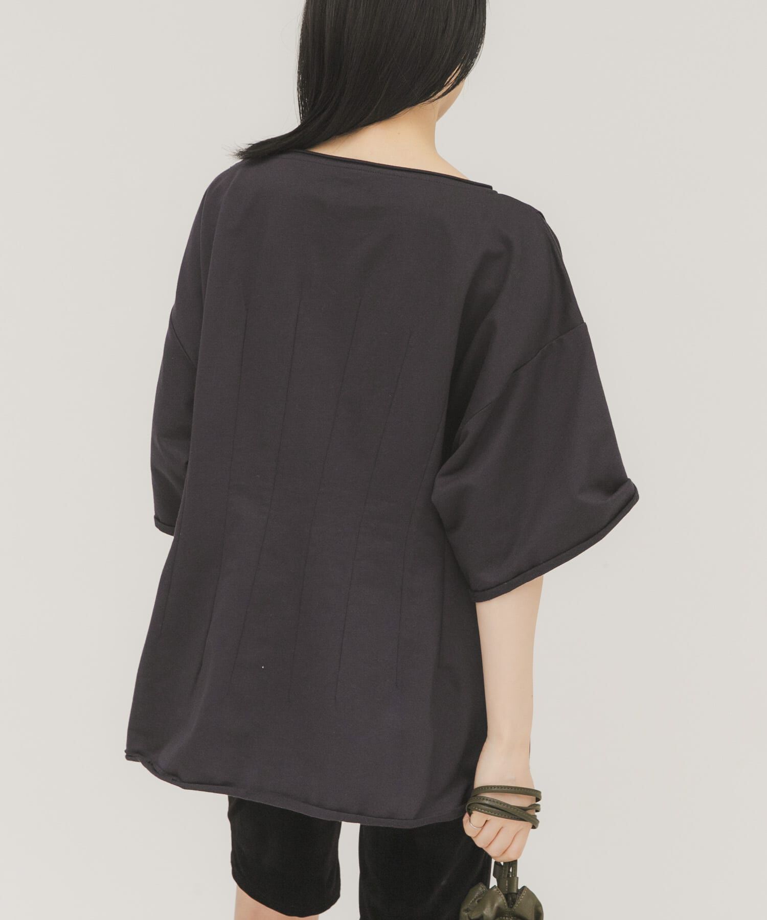  「ピンタックフォトプリントTEE」|Tシャツ・カットソー|