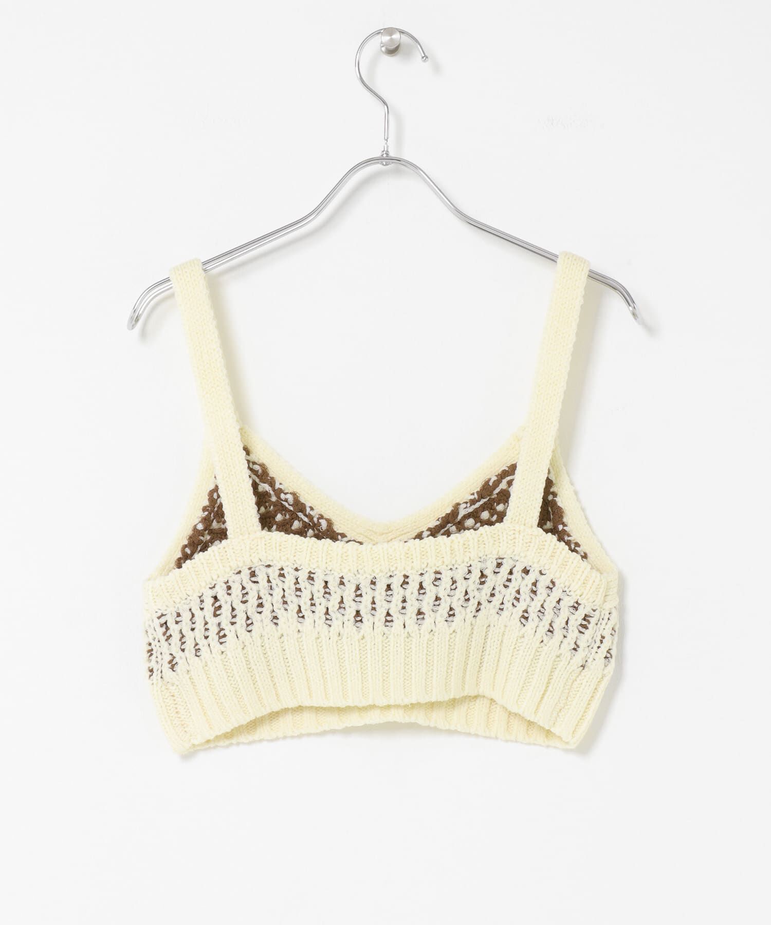  「ハニカムニットブラビスチェ」|ニット・セーター|