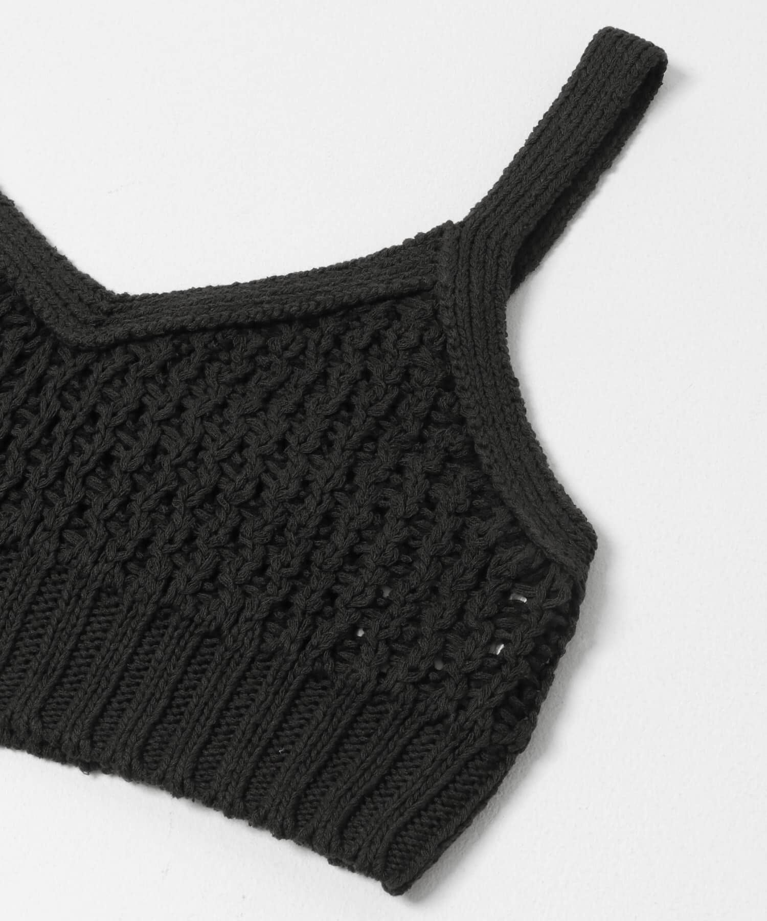  「ハニカムニットブラビスチェ」|ニット・セーター|