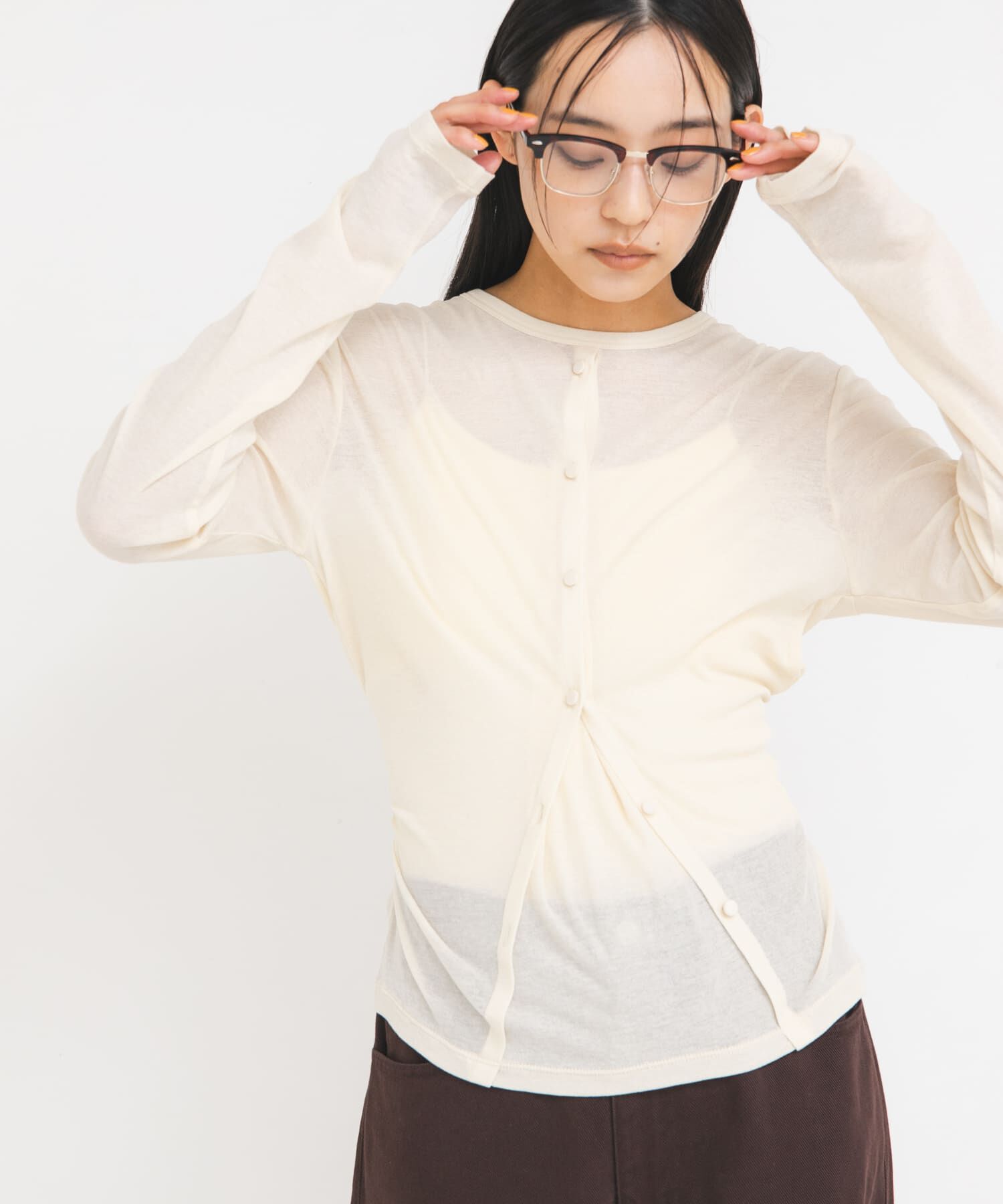  「ノットデザインシアートップス」|Tシャツ・カットソー|