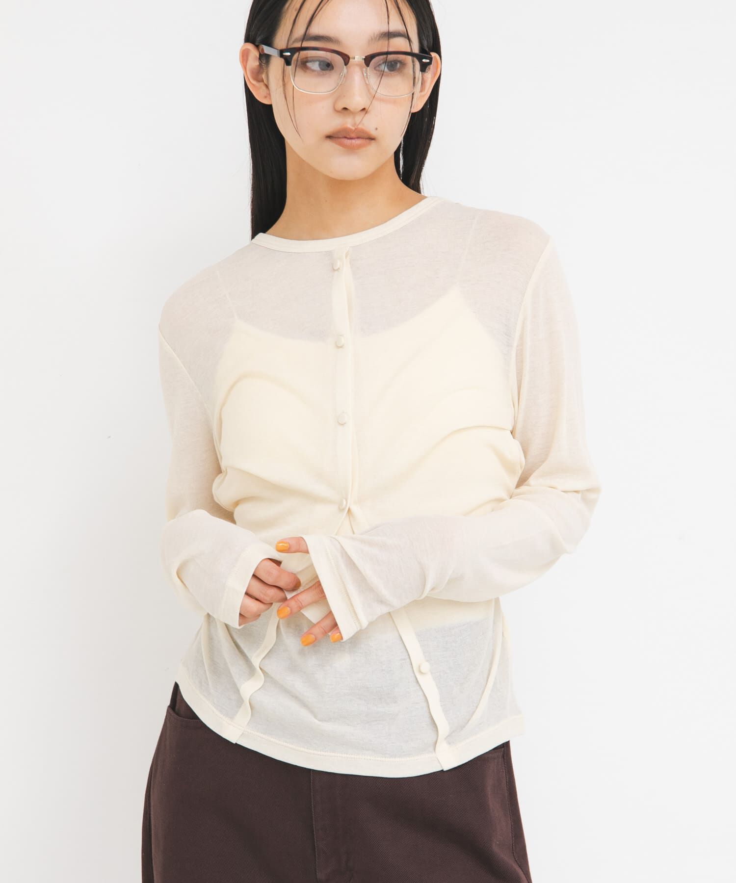  「ノットデザインシアートップス」|Tシャツ・カットソー|