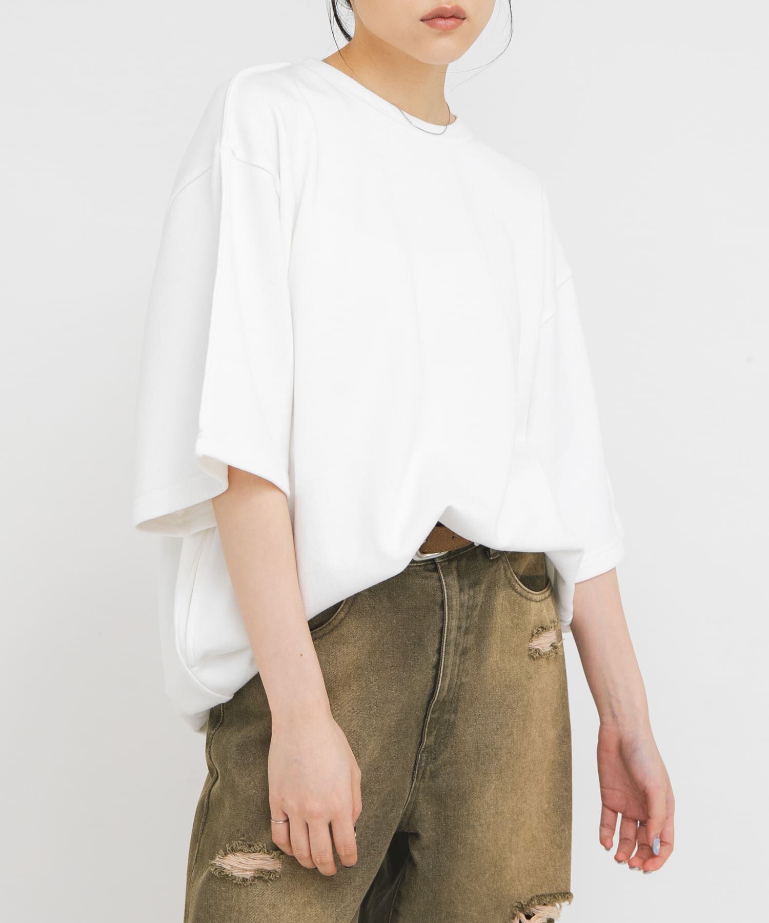  「バックオープンWIDEスウェット」|スウェット・ジャージ|