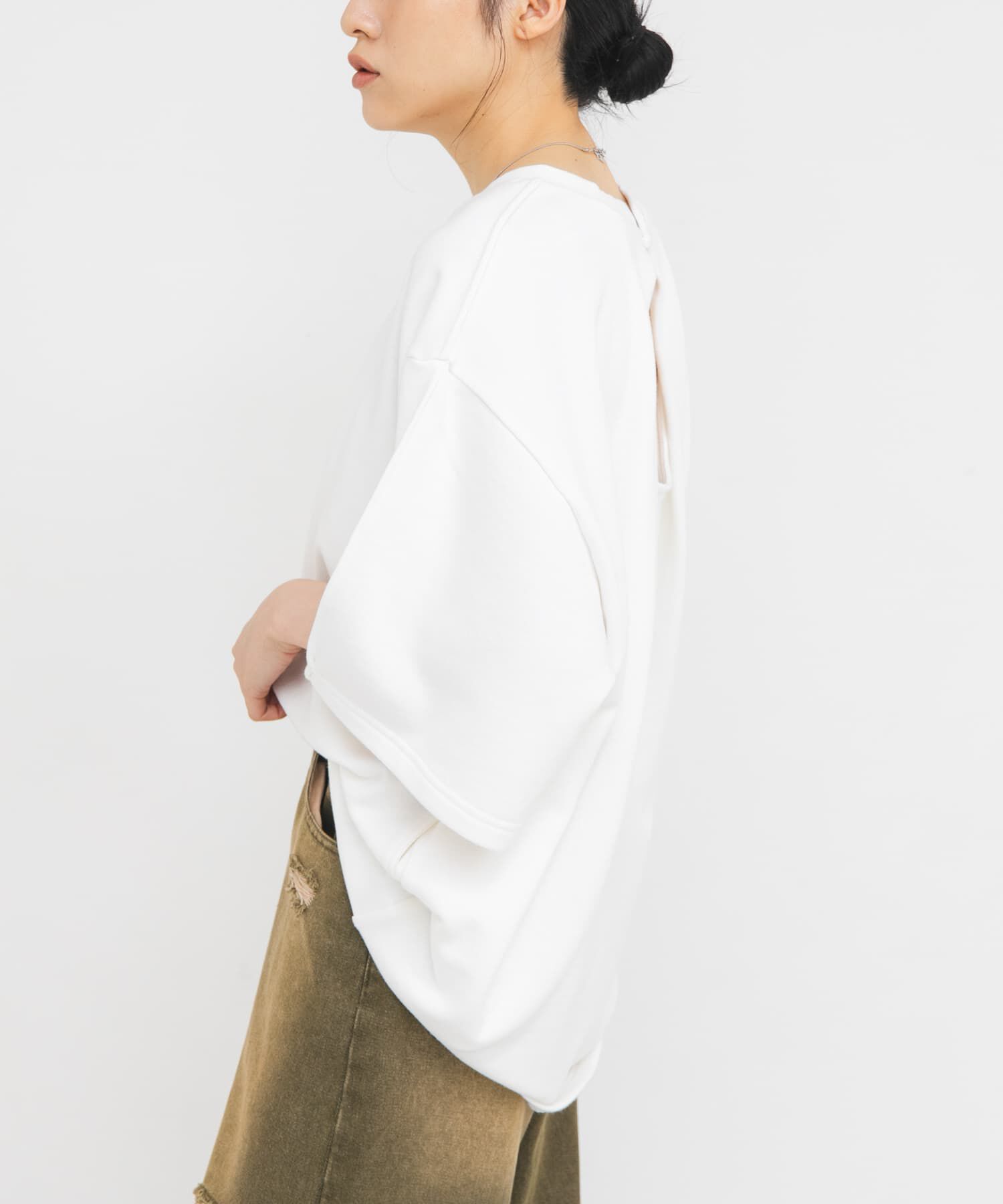  「バックオープンWIDEスウェット」|スウェット・ジャージ|