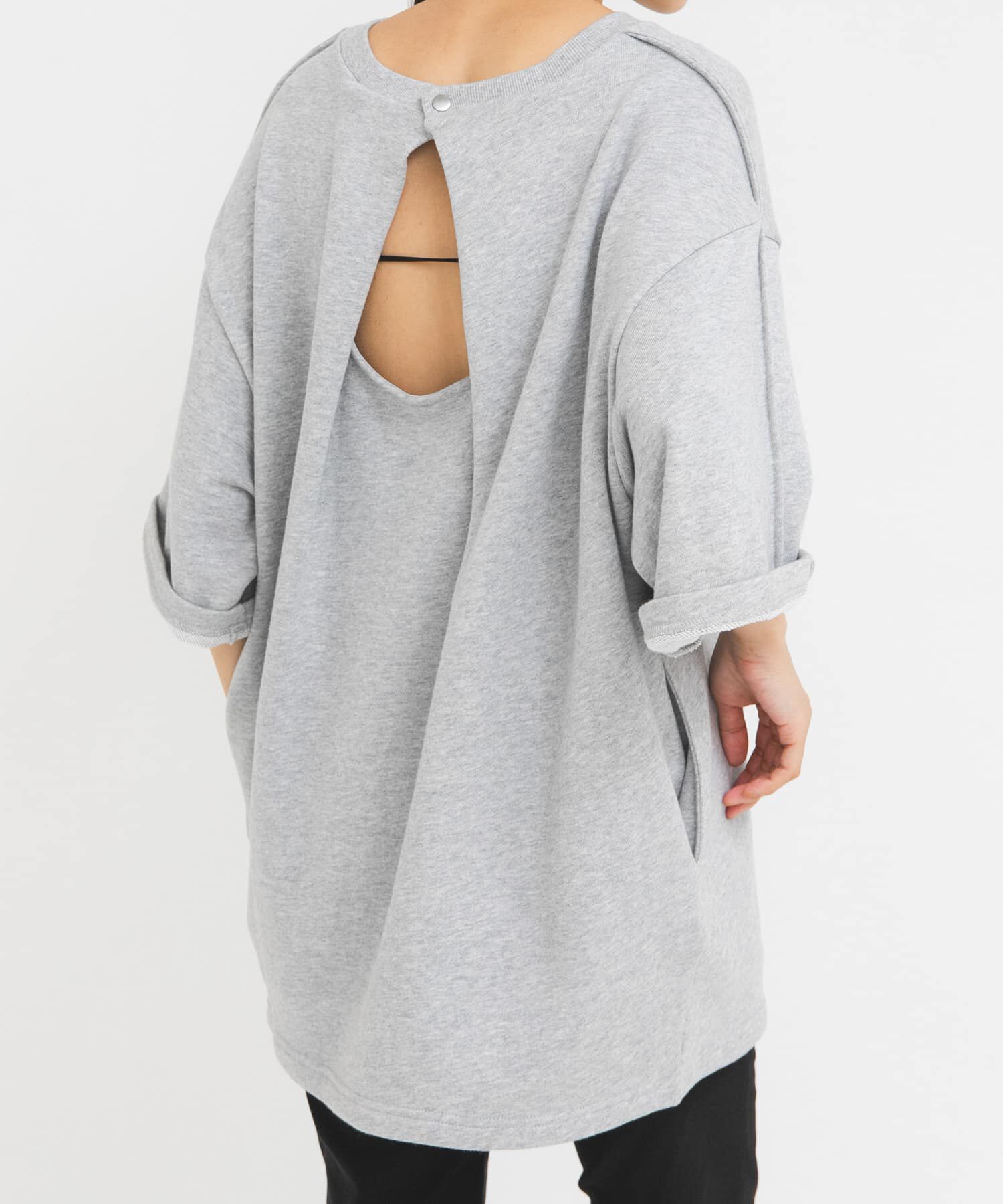  「バックオープンWIDEスウェット」|スウェット・ジャージ|