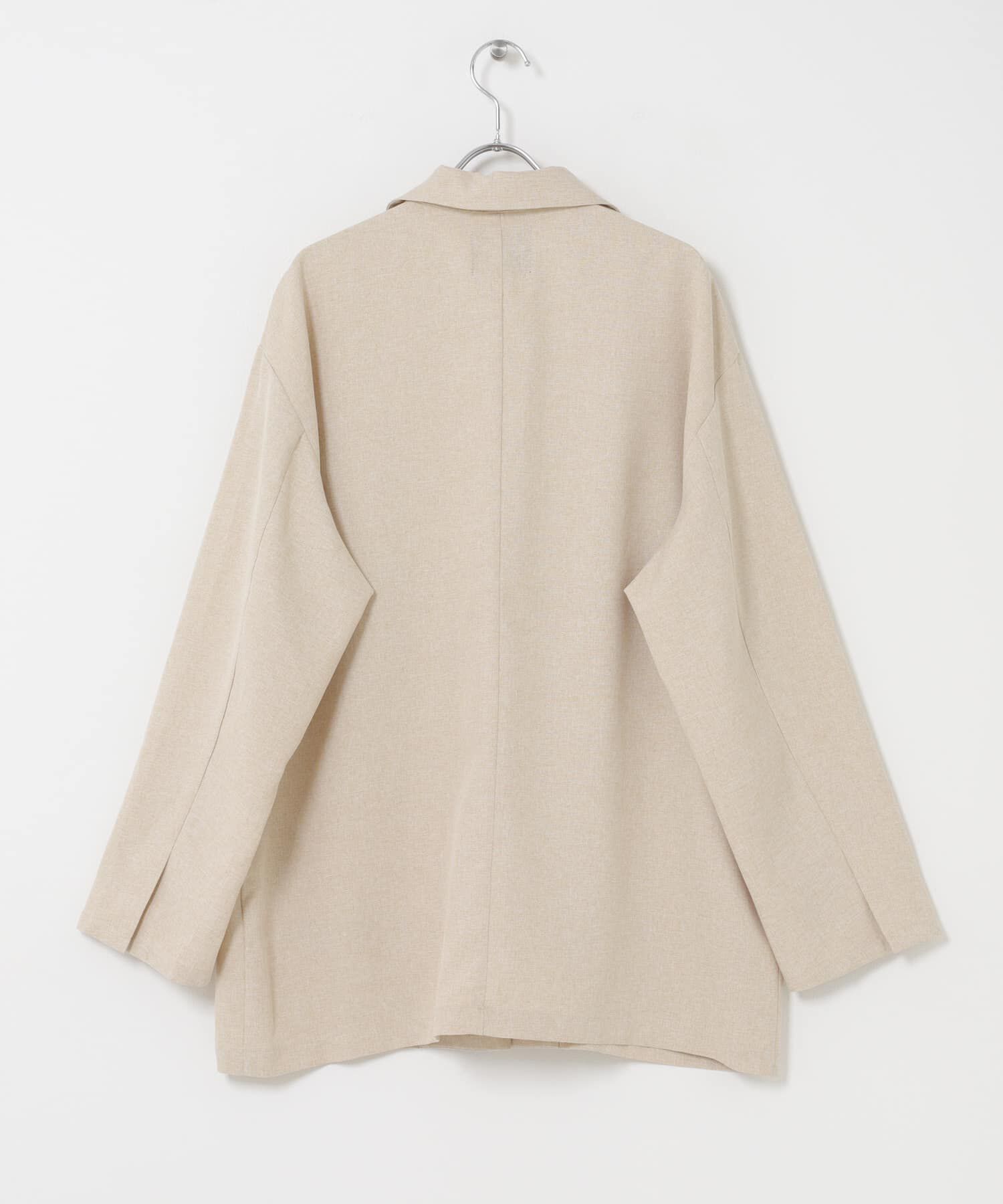  「リネンライクホックジャケット」|その他|