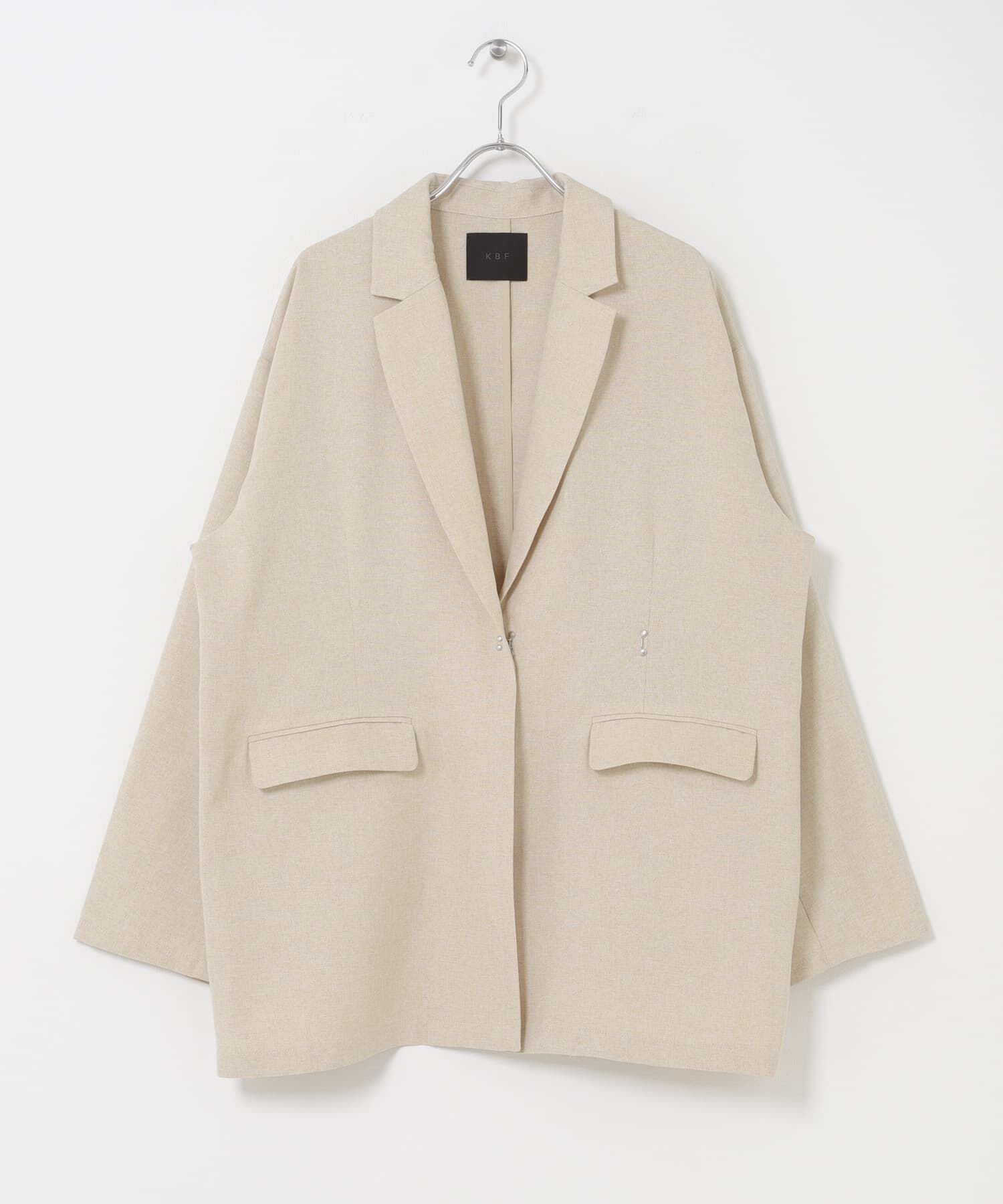  「リネンライクホックジャケット」|その他|