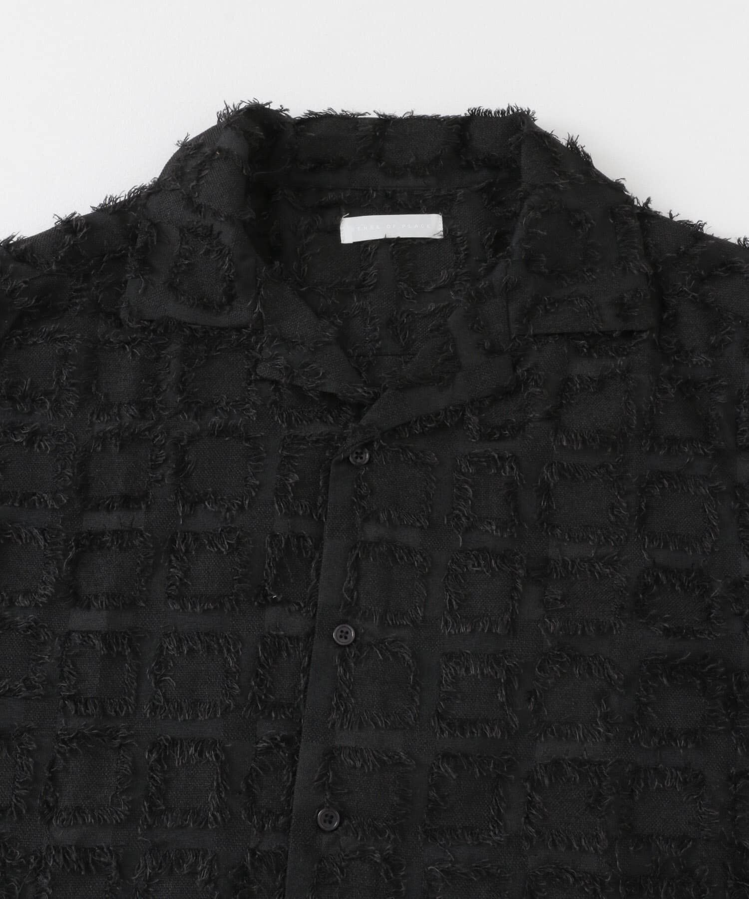 SENSE OF PLACE by URBAN RESEARCH「フリンジオープンカラーシャツ(5分袖)」|シャツ・ブラウス|