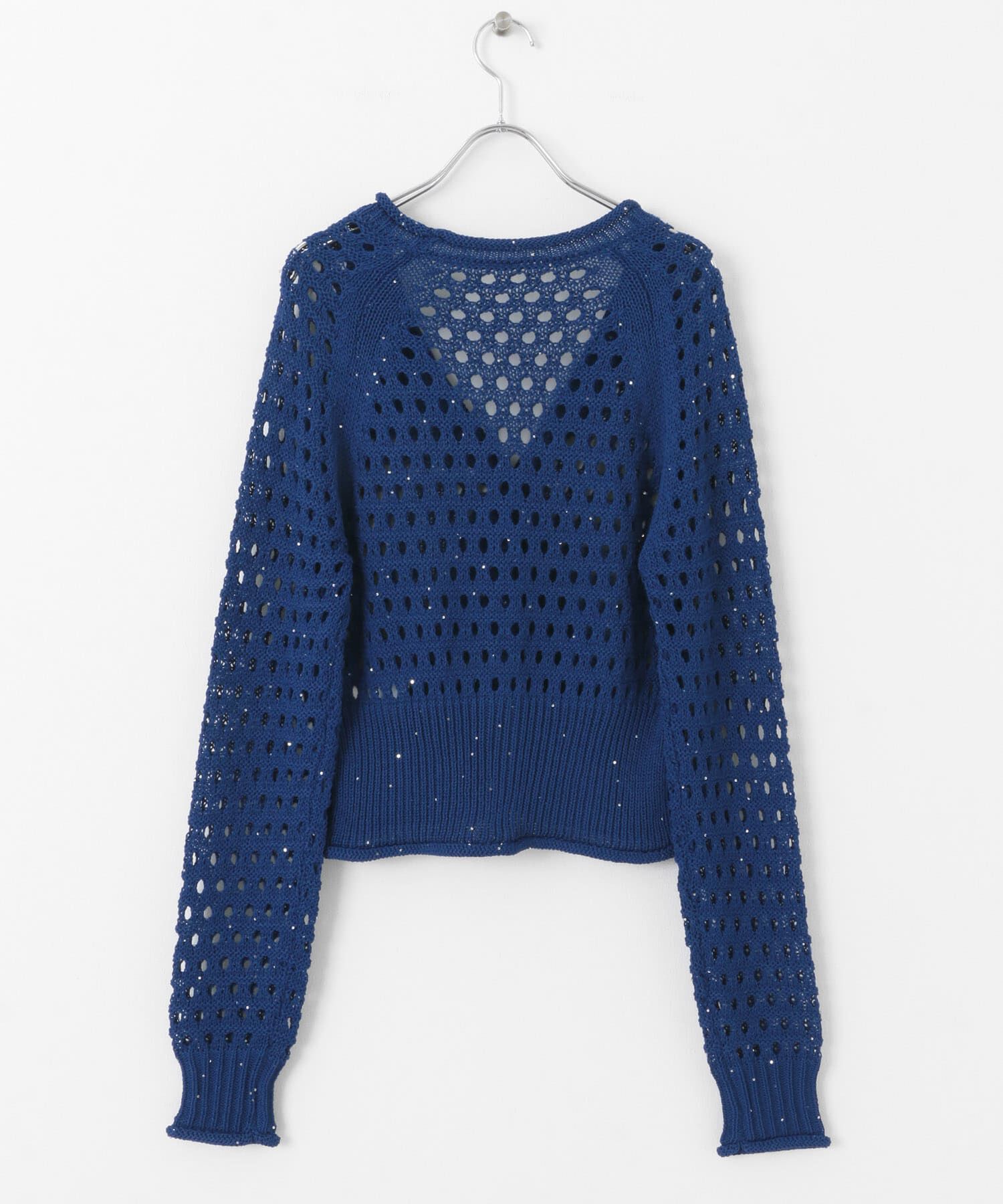 SENSE OF PLACE by URBAN RESEARCH「スパンコールメッシュカーディガン」|カーディガン|