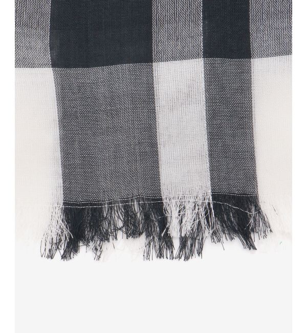  「《手洗い可能》チェックストール」|ストール|