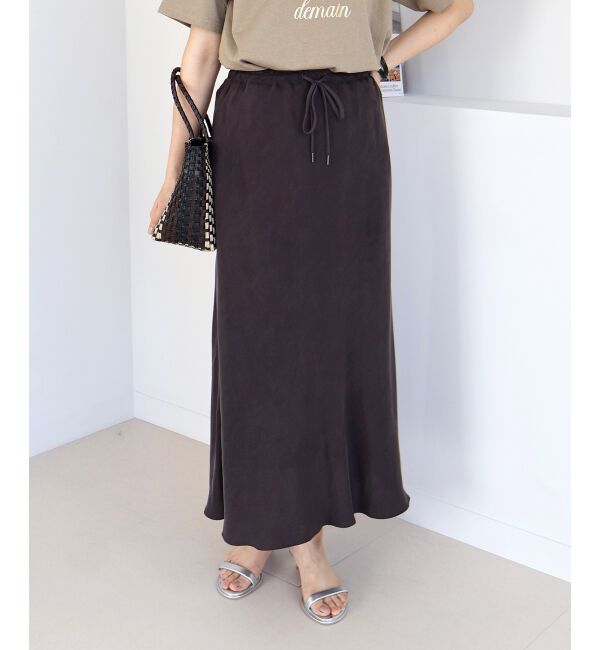  「キュプラナロースカート」|スカート|Ｃ／グレー