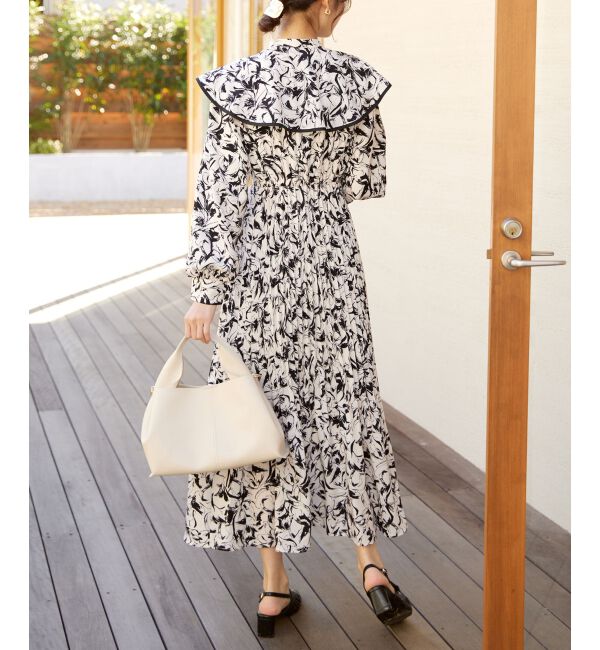 MAJESTICLEGON「フリルカラー2wayワンピース」|ワンピース|