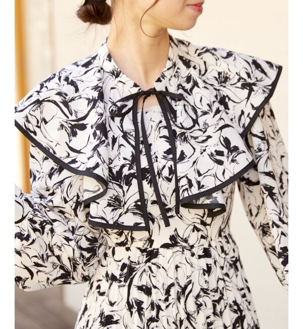 MAJESTICLEGON「フリルカラー2wayワンピース」|ワンピース|