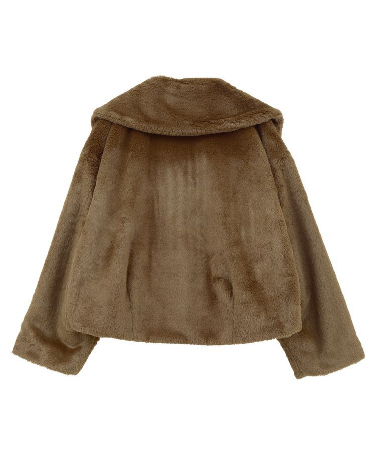 earth music&ecology「ファーショートブルゾン」|ブルゾン・スタジャン|