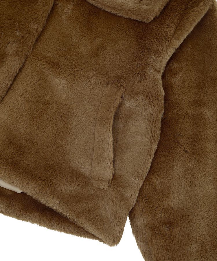 earth music&ecology「ファーショートブルゾン」|ブルゾン・スタジャン|