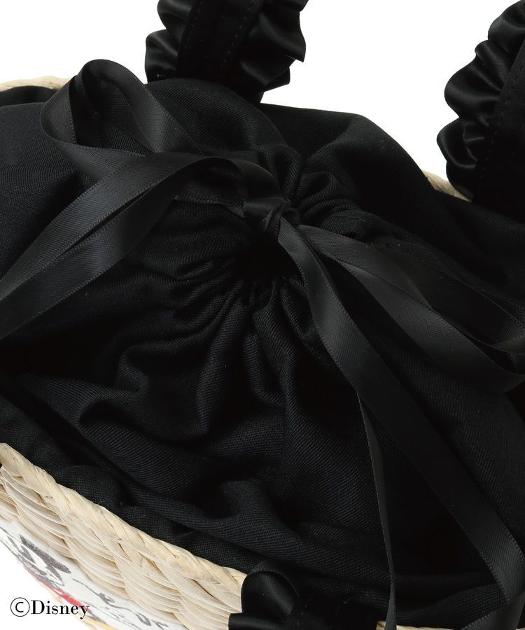 Maison de FLEUR「Mickey Mouse/フリルハンドルカゴバッグ」|ハンドバッグ|