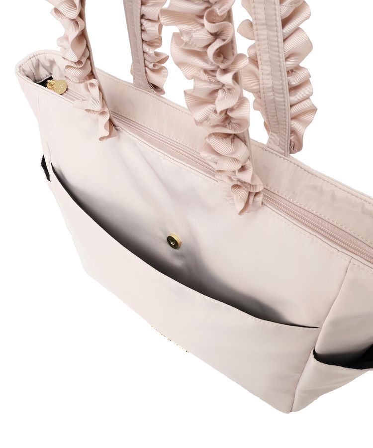 Maison de FLEUR「撥水加工フリルハンドルトートバッグ」|トートバッグ|