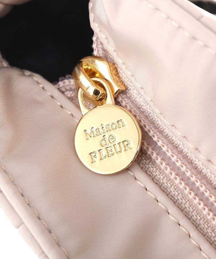 Maison de FLEUR「撥水加工フリルハンドルトートバッグ」|トートバッグ|