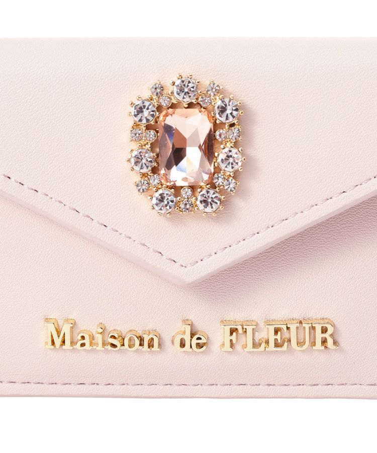 Maison de FLEUR「リール付きビジューカードポケットパスケース」|その他|