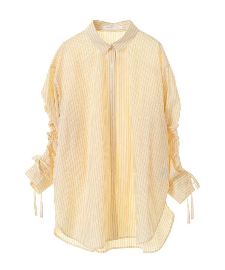 AMERICAN HOLIC「【WEB限定】イージーケアバックギャザーリボンシャツ」|シャツ・ブラウス|