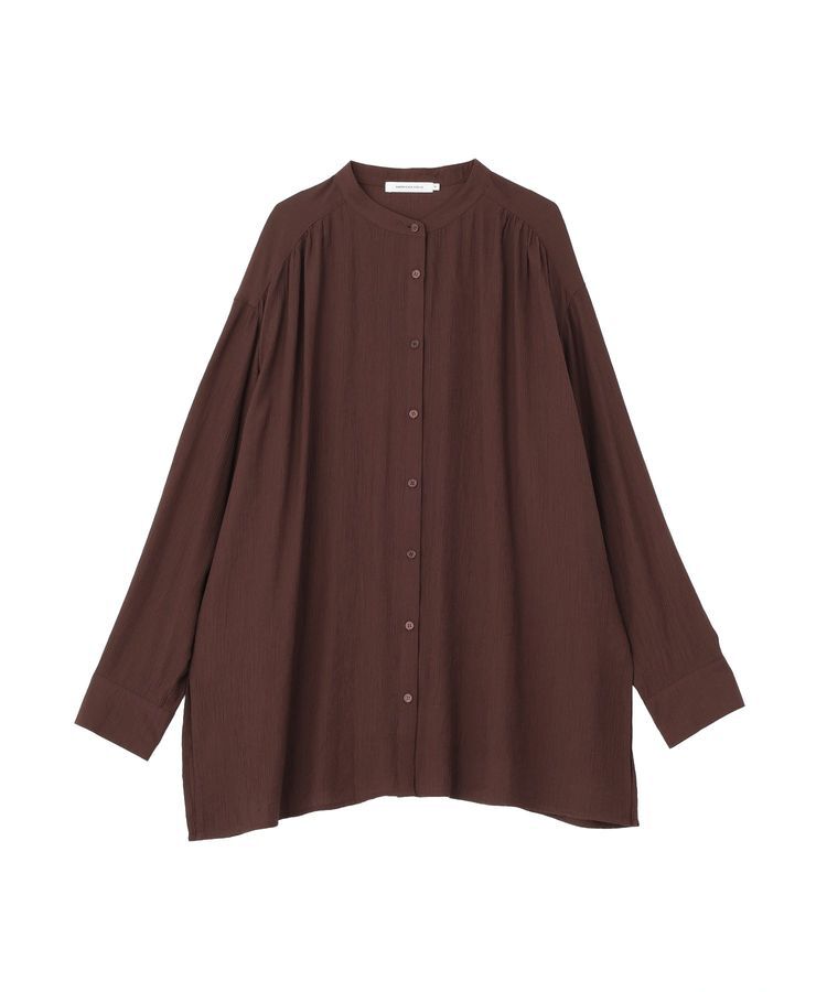 AMERICAN HOLIC「楊柳バンドカラーシャツ」|シャツ・ブラウス|