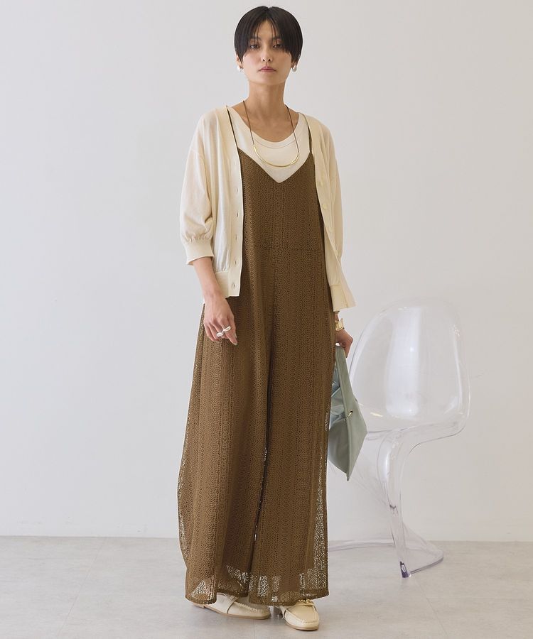 AMERICAN HOLIC「レースキャミサロペット」|オールインワン|