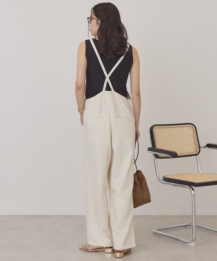 AMERICAN HOLIC「デニムスクエアサロペット」|オールインワン|