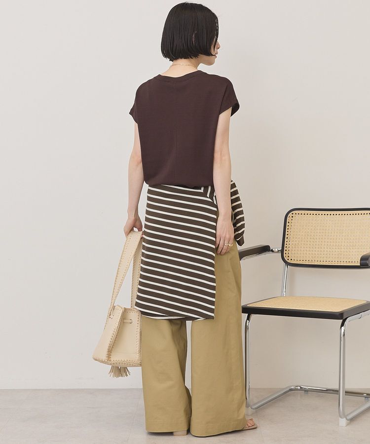 AMERICAN HOLIC「【接触冷感・UVカット】フレンチスリーブニットプルオーバー」|ニット・セーター|