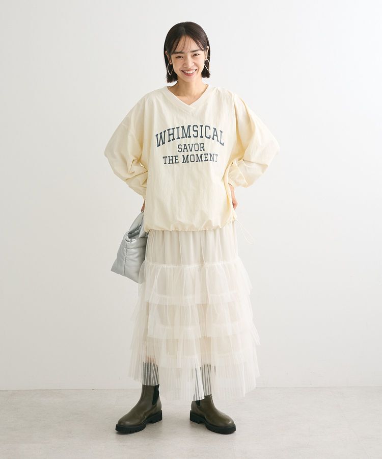 Green Parks「2wayチュールティアードフリルスカート(ペチ付き)」|スカート|