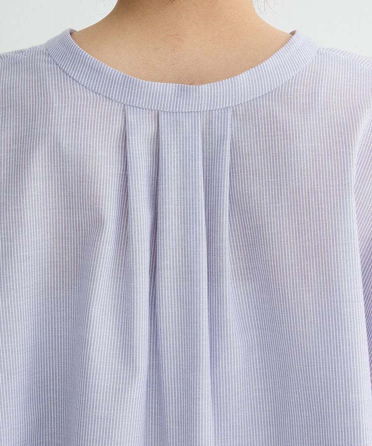 Green Parks「綿麻混フレンチスリーブスキッパーシャツ」|シャツ・ブラウス|