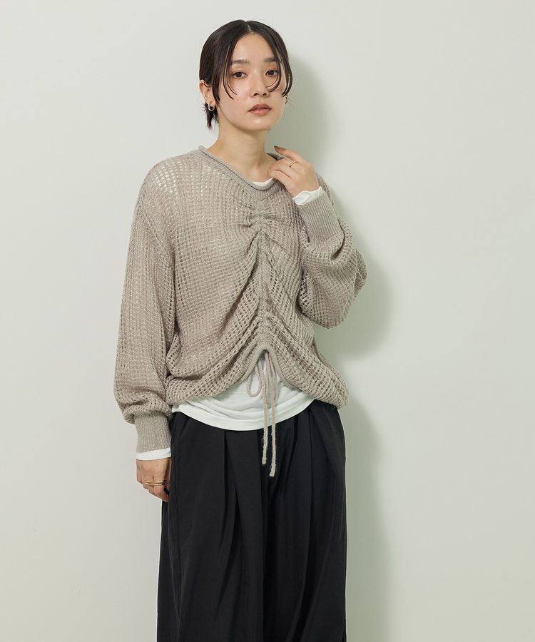 armonia「SET2点2wayシャーリングニット+インナー」|ニット・セーター|