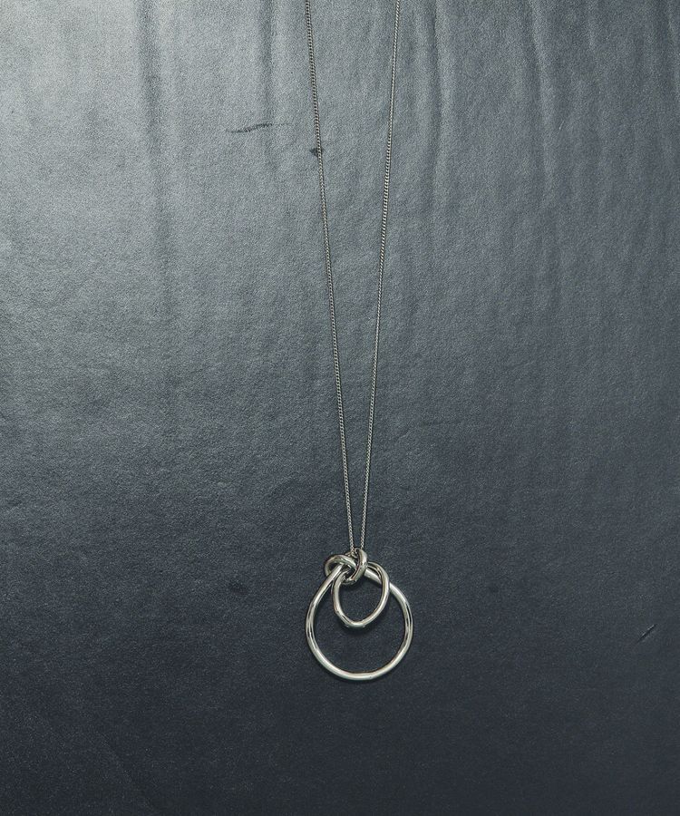 YECCA VECCA「ノットフープワントップネックレス」|ネックレス|