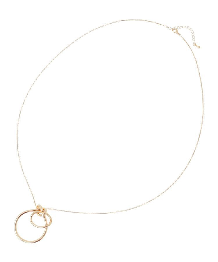 YECCA VECCA「ノットフープワントップネックレス」|ネックレス|