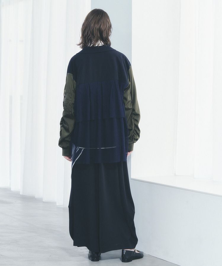 Editt by YECCA VECCA「異素材MIXテーラードジャケット」|テーラードジャケット|