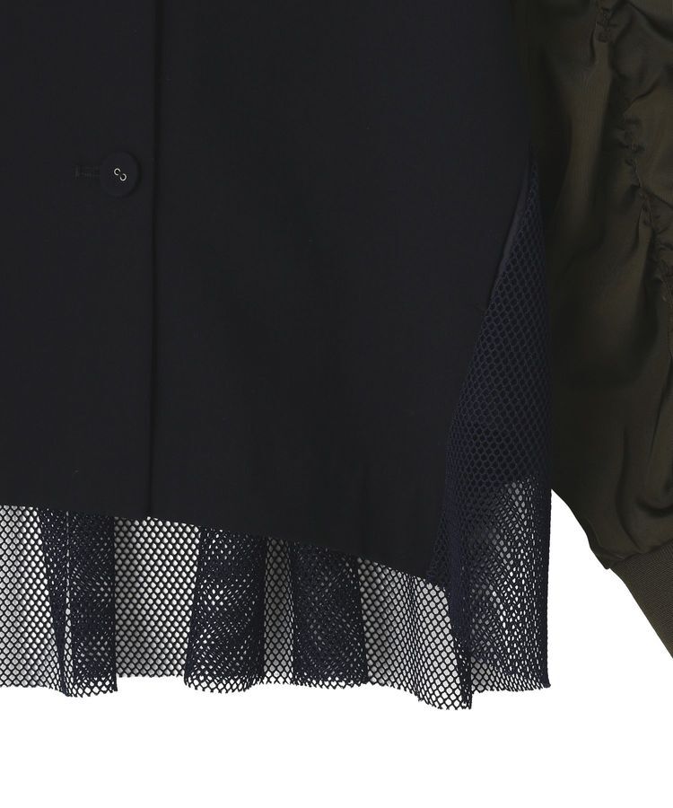 Editt by YECCA VECCA「異素材MIXテーラードジャケット」|テーラードジャケット|