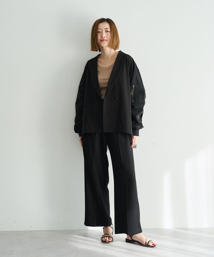 Editt by YECCA VECCA「異素材MIXテーラードジャケット」|テーラードジャケット|
