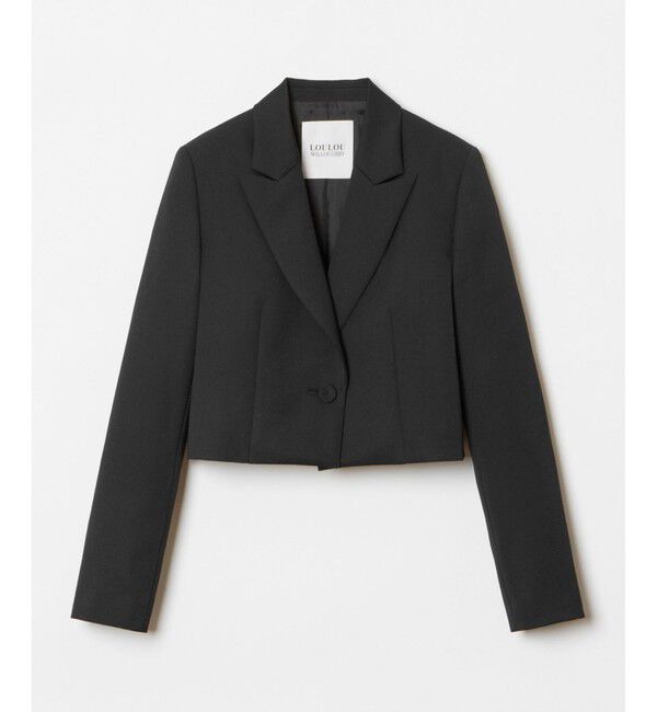 LOULOU WILLOUGHBY「【LOULOU WILLOUGHBY】ルマーノツイルショートジャケット」|テーラードジャケット|