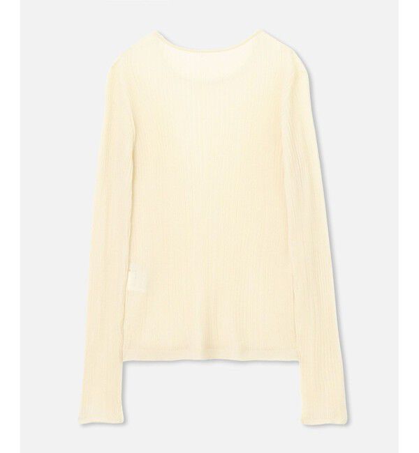 allureville「ソフトシアーリブプルオーバー」|ニット・セーター|