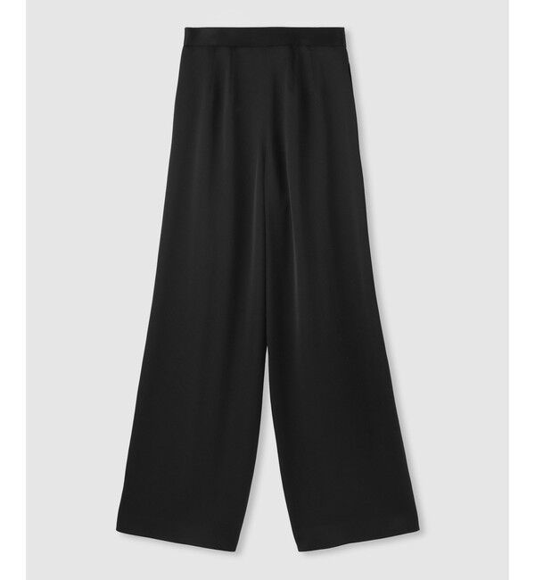 LOULOU WILLOUGHBY「【LOULOU WILLOUGHBY】サテンタックパンツ」|チノ|