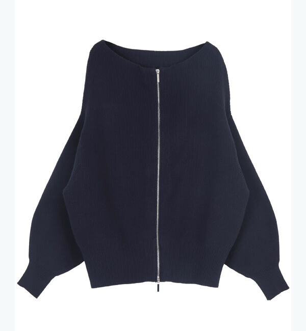titivate「ダブルファスナーオーバーサイズニットプルオーバー」|ニット・セーター|