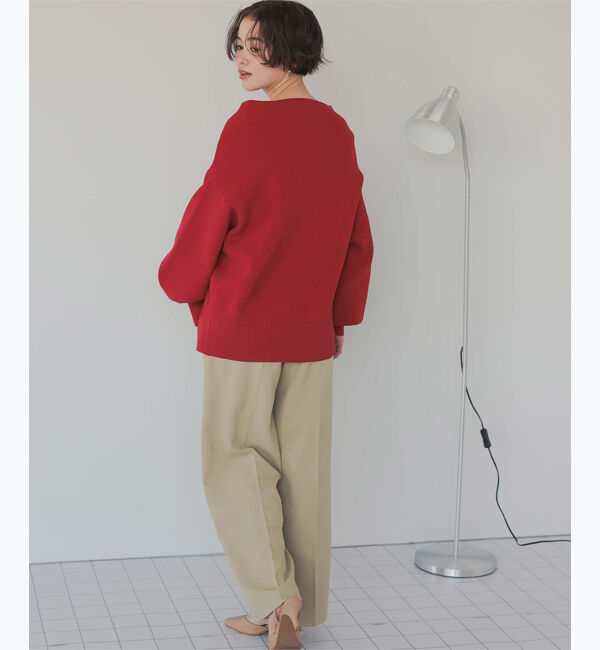 titivate「ダブルファスナーオーバーサイズニットプルオーバー」|ニット・セーター|