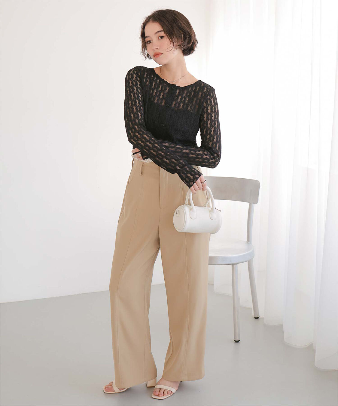 titivate「前後2wayアソートカットカーディガン」|カーディガン|