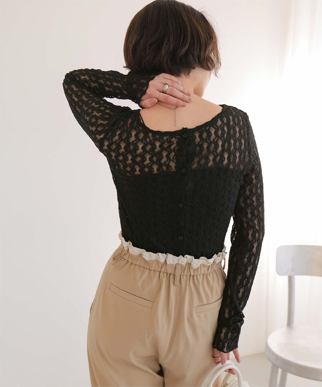 titivate「前後2wayアソートカットカーディガン」|カーディガン|