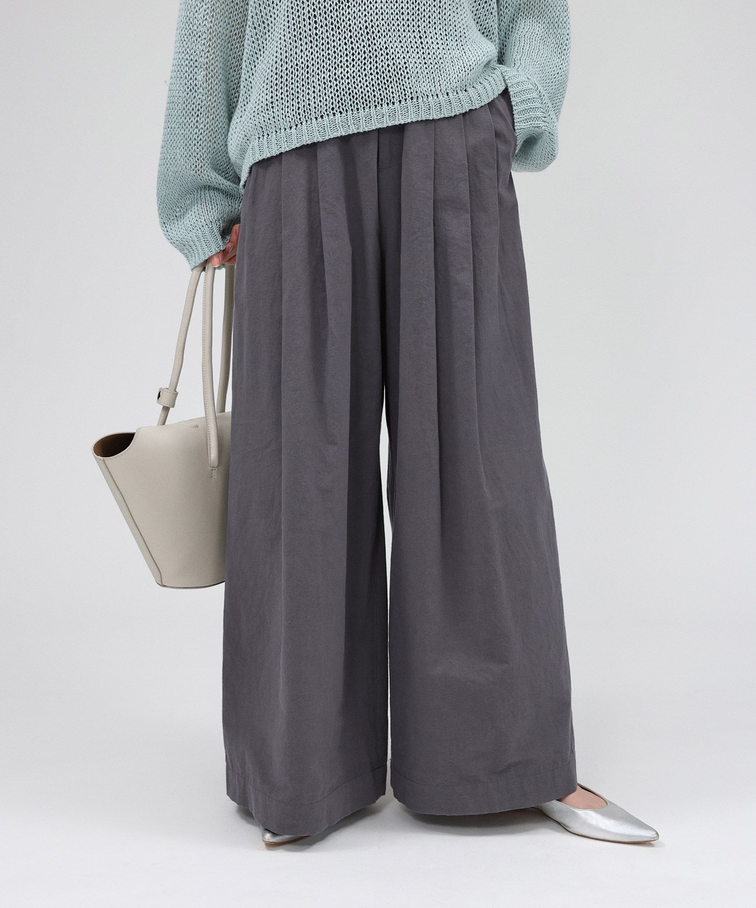 BABYLONE「ウェザータックワイドパンツ」|その他|ﾁｬｺｰﾙ