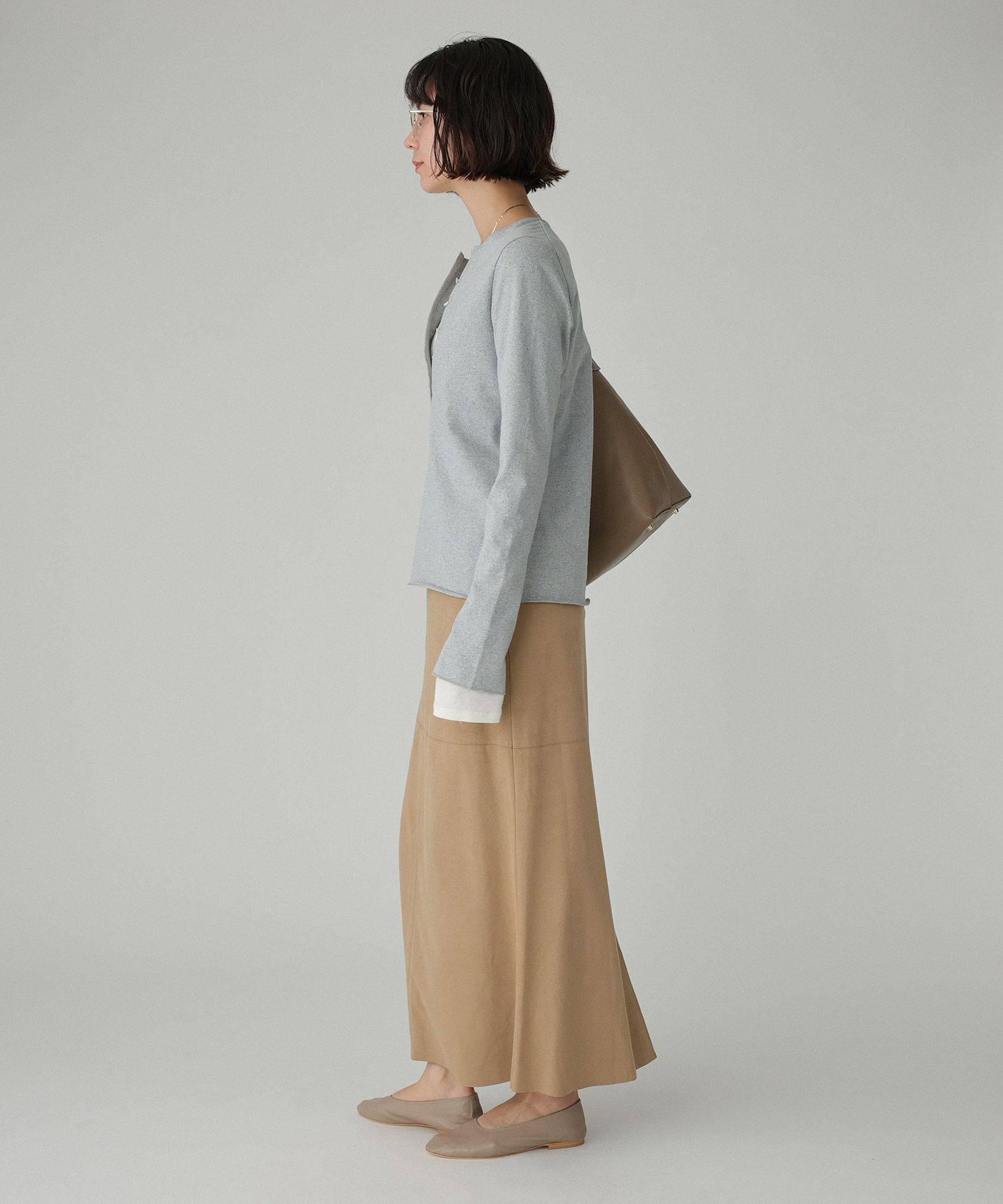 BABYLONE「デニム天竺ヘンリーネックプルオーバー」|Tシャツ・カットソー|